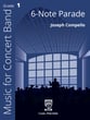 6-Note Parade Concert Band sheet music cover